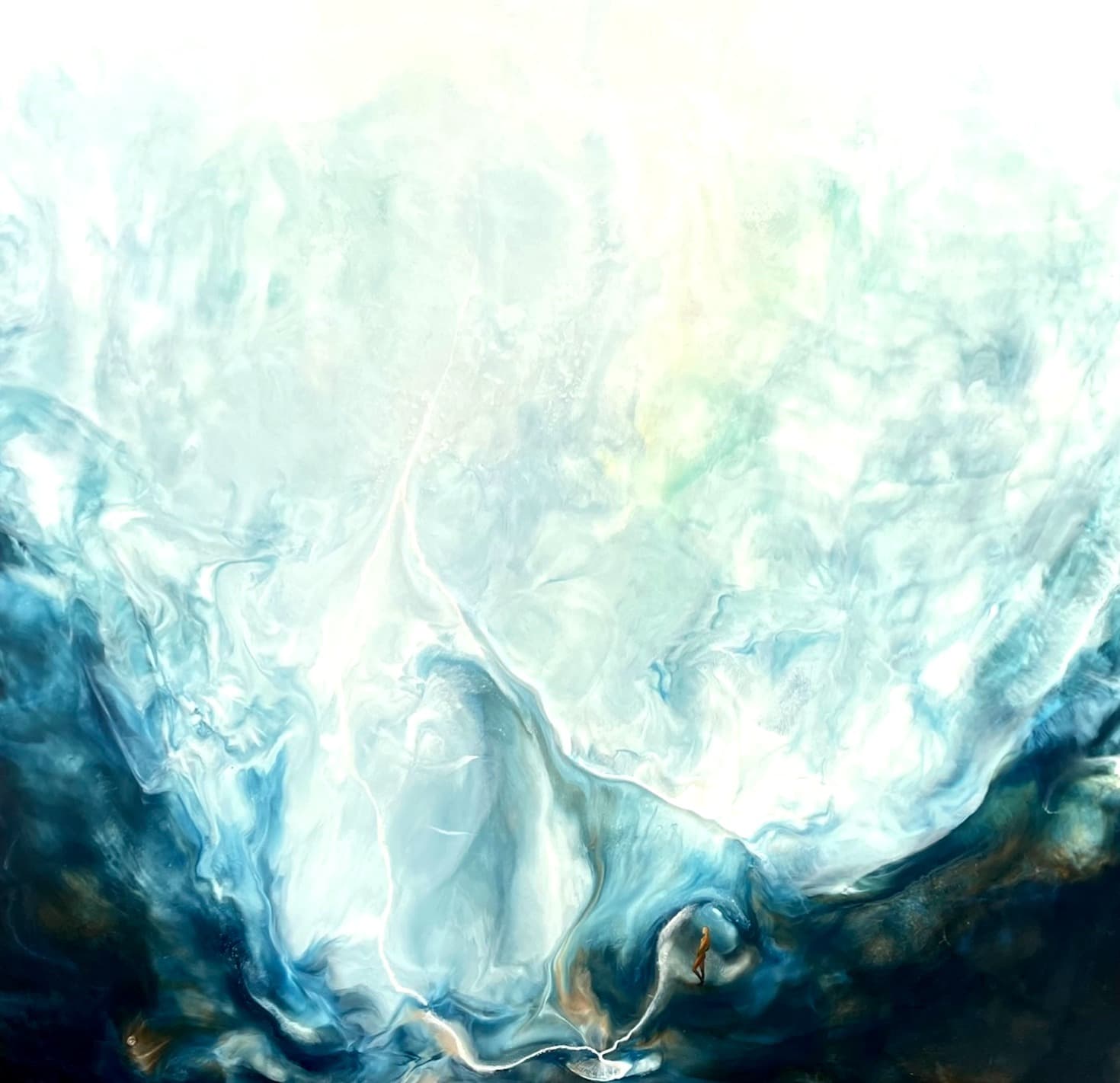 Tableau cire toreutique "Le chemin" image
